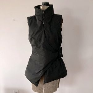 Ciao Milano black puffer vest, size small